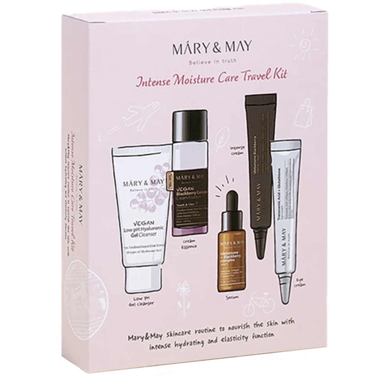 Набор миниатюр для лица Mary & May Intense Moisture Care Travel
