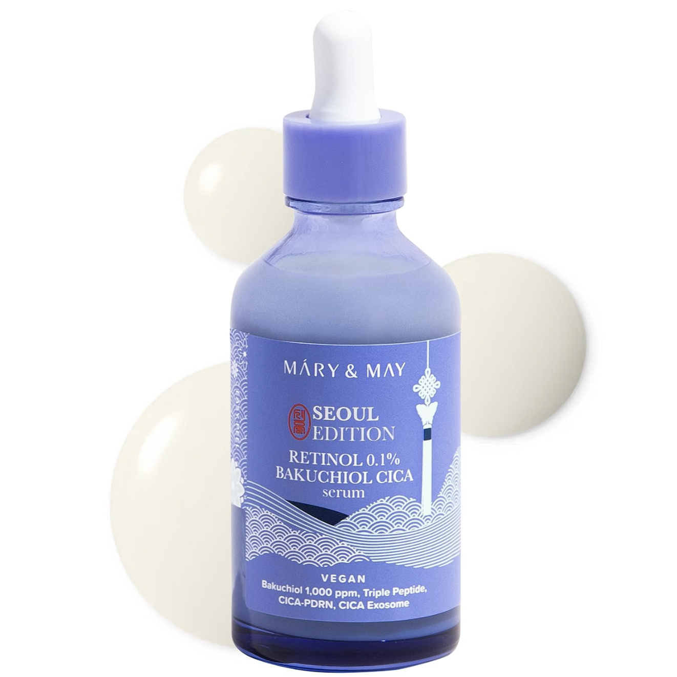 Сыворотка для лица с ретинолом и бакучиолом Mary&May Retinol 0.1