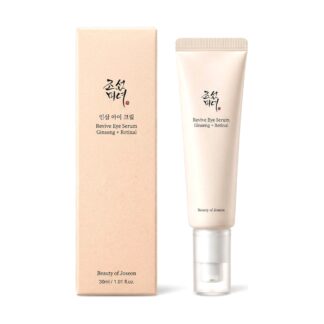 Крем для зоны вокруг глаз Beauty of Joseon Revive Eye Serum Ginseng + Retinal 30 мл — коробка и тюбик