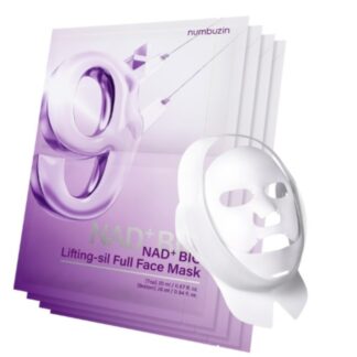 Ліфтинг маска для еластичності шкіри Numbuzin No.9 NAD Bio Lifting Full Cover Facial Mask 4 шт + Fabric Lifting Band