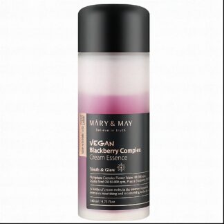 Веганська кремова есенція з екстрактом ожини Mary&May Vegan Blackberry Complex Cream Essence 140 ml