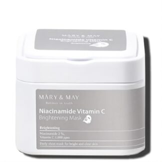 Освітлюючі маски з ніацинамідом та вітаміном C Mary&May Niacinamide Vitamin C Brightening Mask Pack 30 шт.
