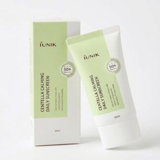IUNIK Centella Calming Daily Sunscreen SPF 50+ 60 ml tube and box